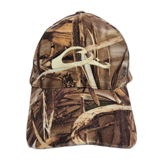 Drake Waterfowl Hat Advantage Shadow Grass Habitat Brown Adjustable Camo Cap - Picture 1 of 8